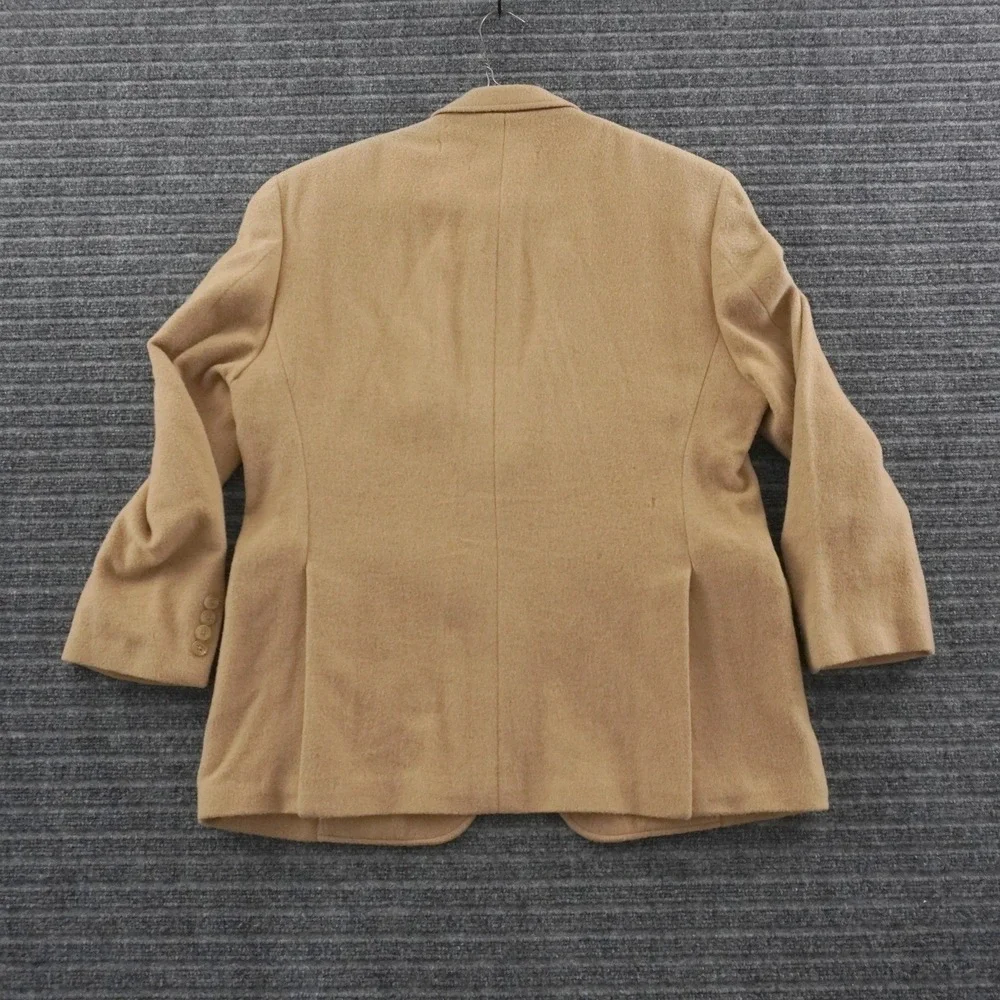Vintage Ralph Lauren Sport Coat Mens 42 Tan 100% Loro Piana Camel Hair Blazer